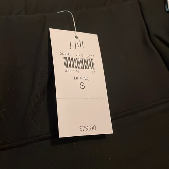 NWT J.Jill High-Rise Ponte Knit Leggings, size Small, black, in original pkging - Picture 3 of 14